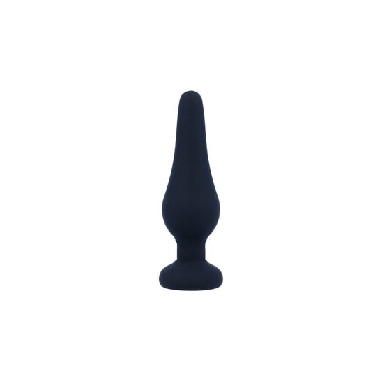 Intense Anal Plug Pipo S Silicone Negro 9.8cm 1ud
