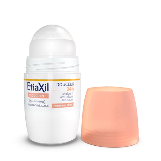 Etiaxil Desodorante Suave 24 H Sin Sales de Aluminio Roll-On 2 X50 ml