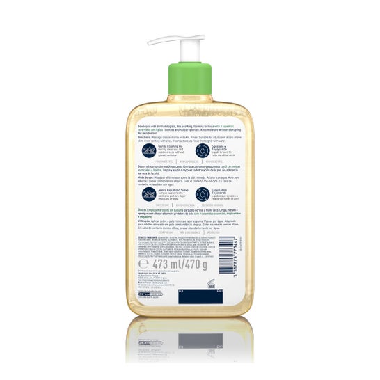 CeraVe® Limpiador en Aceite Espumoso Hidratante 473ml