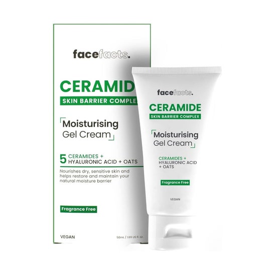 FaceFacts Ceramide Moisturising Gel Cream 50ml