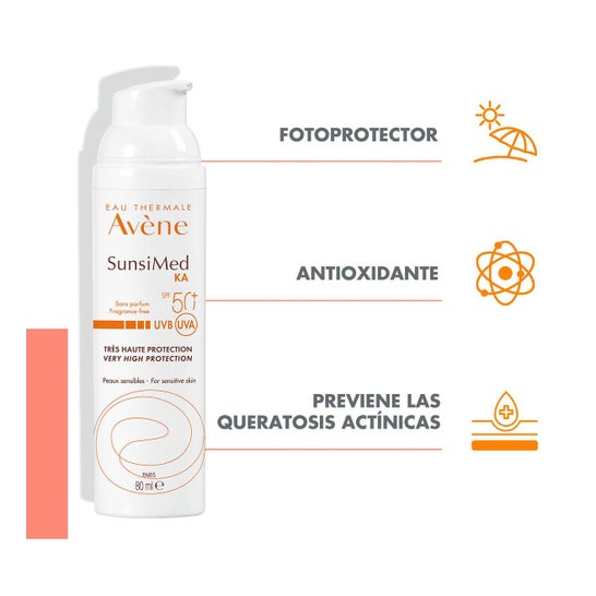 Avène SUNSIMED KA SPF50+ para Queratosis Actínica 80ml