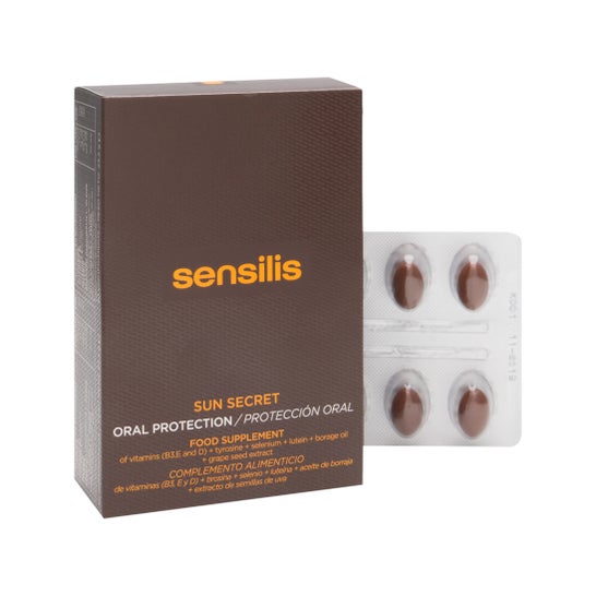Sensilis Sun Secret oral beskyttelse 30 tabletter