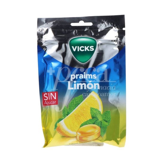 Vicks Caramella dura al limone con mentolo 72g