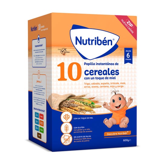 Blevit Plus Superfibra 5 Cereales - Papilla de Cereales para Bebé Con Avena  y Arroz Integral, Sin Azúcares Añadidos - Facilita la Digestión - Desde los  4 meses - 600g. : : Alimentación y bebidas