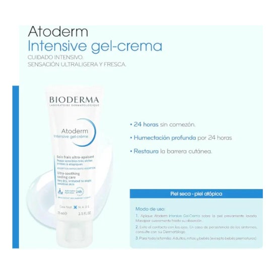 Bioderma Atoderm Intensive Gel Cream 75ml Bioderma Atoderm Intensive Gel Cream 75ml