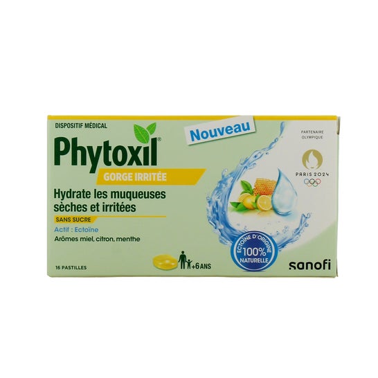 Phytoxil Pastillas para Garganta Irritada Limón +6 Años 16comp