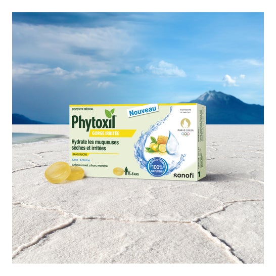 Phytoxil Pastillas para Garganta Irritada Limón +6 Años 16 comp