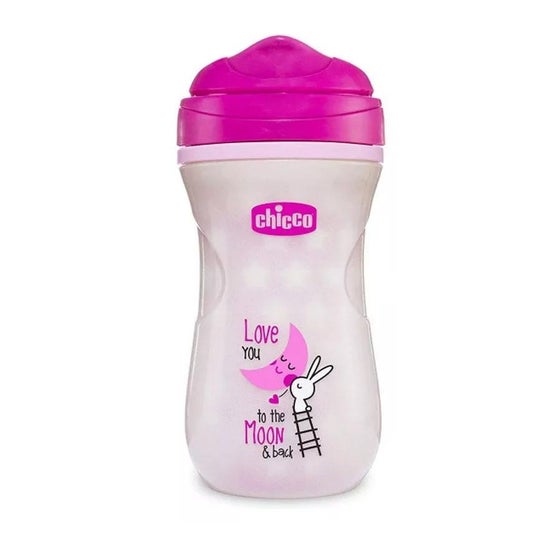 Chicco Vaso Luminoso Glowing Rosa 1ud de 200ml Chicco Vaso Luminoso Glowing Rosa 1ud de 200ml