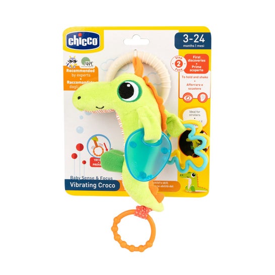 Chicco Fabric Rattle Crocodile 1 pc