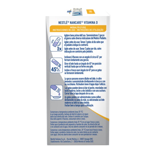 Nestlé Nancare Vitamina D Gotas 10 ml