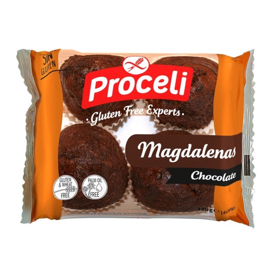 Proceli Muffin Al Cioccolato Senza Glutine 4 Unità