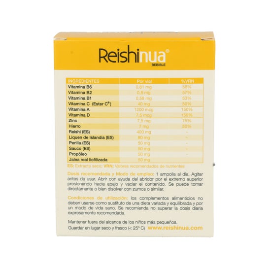 ReishiNua Bebible 15 Ampollas