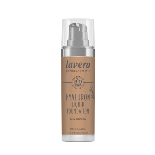 Lavera Hyaluron Flydende Foundation Warm Almond 06 30 ml