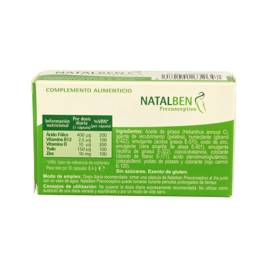 Natalben Preconceptive 30caps