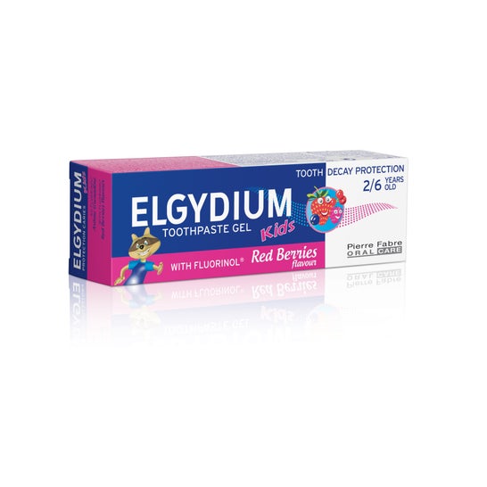 Elgydium Kids Gel Dentífrico Frutos Rojos 2-6 Años 50ml