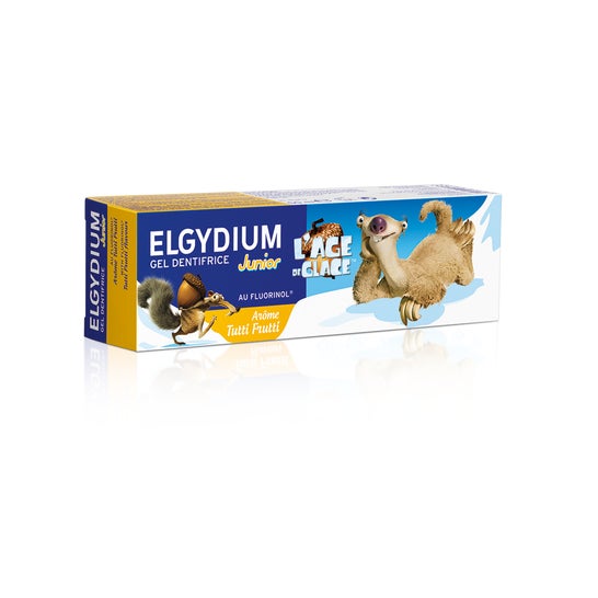 Elgydium Junior Ice Age Gel Dentífrico Tutti-Frutti 50ml