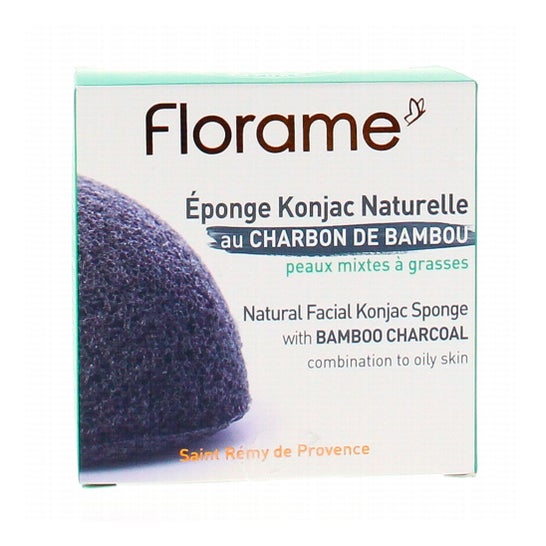 Florame Purete Esponja Konjac Carbón Bambú 1ud