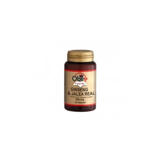 Obire Ginseng y Jalea Real 600mg 60cáps