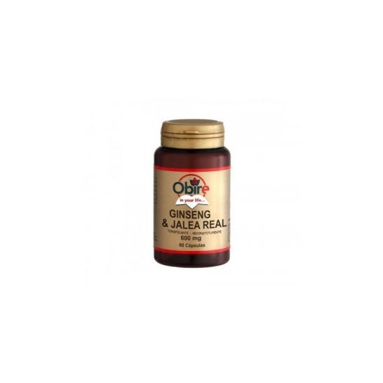 Obire Ginseng y Jalea Real 600 mg 60 caps