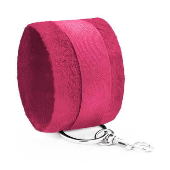 Crushious Tough Love Esposas Velcro Cadena 40 cm Extra Rosa 1 ud