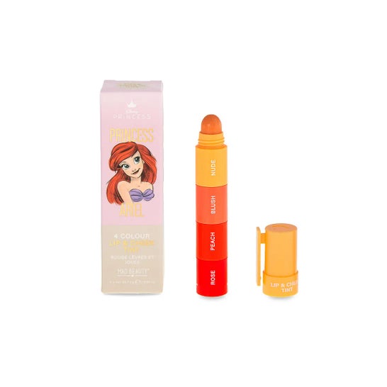 Mad Beauty Disney Princess Ariel Lip & Cheek Tint 4x1.2g