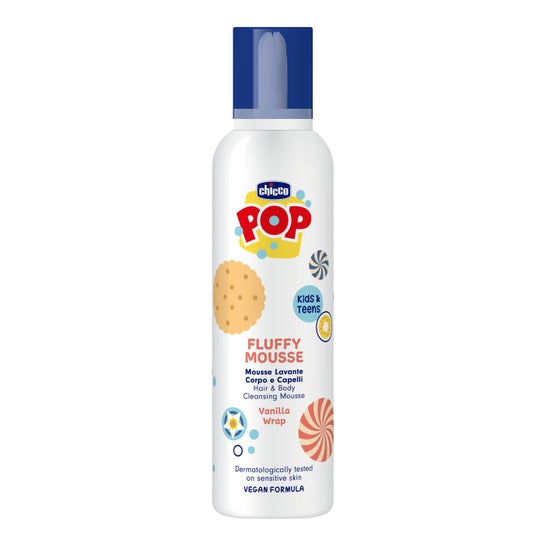 Chicco Pop Fluffy Espuma Cuerpo Cabello Vainilla 200 ml