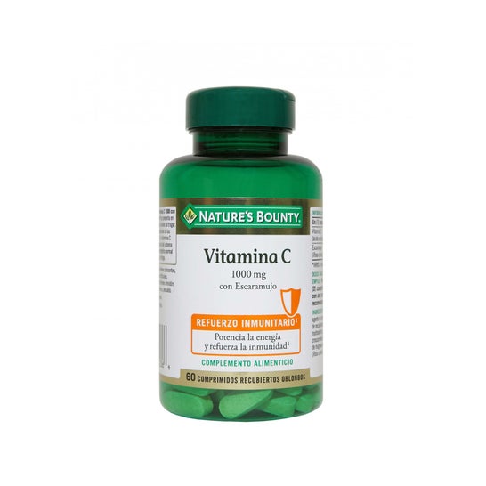 Nature's Bounty C-vitamin 1000mg med hyben 60 kapsler