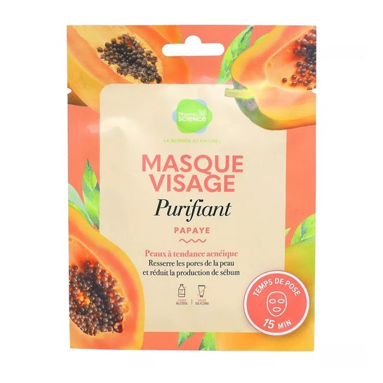 Pharmascience Mascarilla Facial Purificante Papaya 1ud