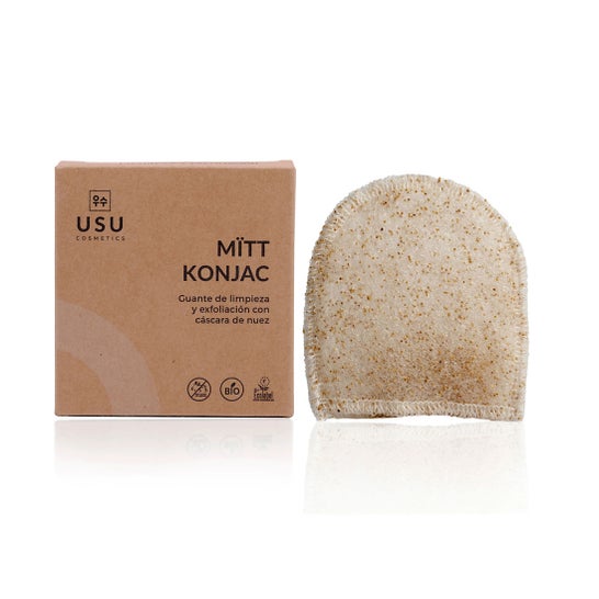 Usu Cosmetics Mïtt Konjac Guante Facial Limpiez Exfoliación 1 ud