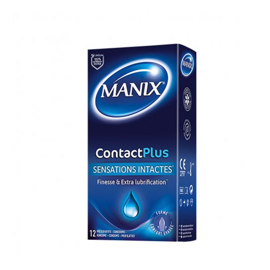Manix Contact Plus Préservatif 12uds