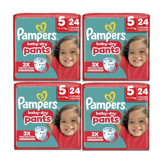 Pampers Baby-Dry Diapers Size 5 11-17kg 4x24 pcs