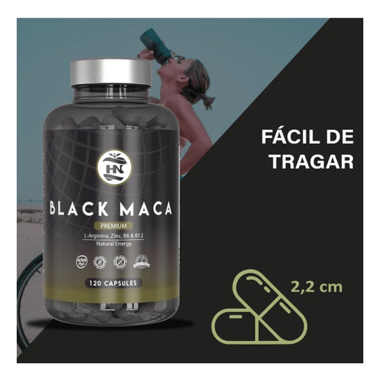 HN Pack Black Maca Premium 120 caps + Coenzima Q10 120 caps