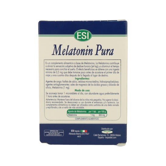 Esi Melatonin Pura 1.9 mg 30 Tabs