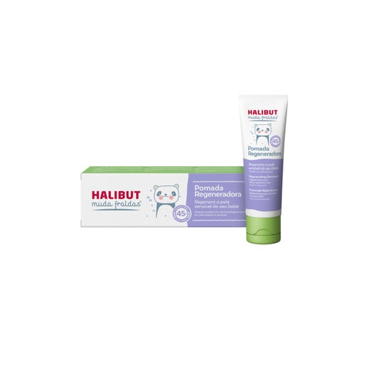 Halibut Muda Fralda Pomada Regeneradora 45Zn 50 g