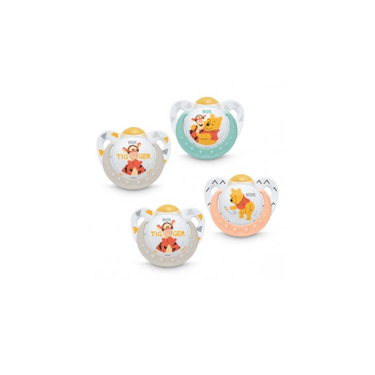 Nuk® biberón Disney Winnie tetina látex orificio M T 1 150 ml 1 ud