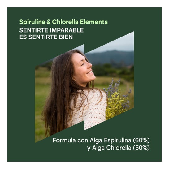 Nutralie Espirulina & Chlorella 1800 mg Vegana 180 caps