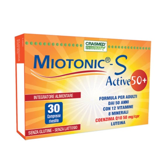 Crasmed Pharma Miotonic S Active 50+ 30comp