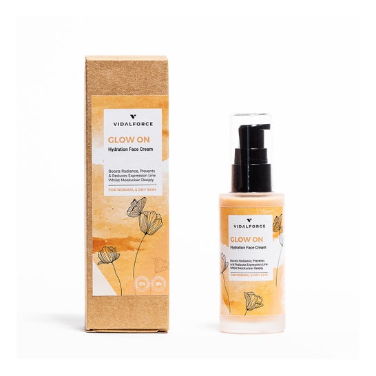 Vidalforce Glow On Active Gezichtscrème Droge/Normale Huid 50ml