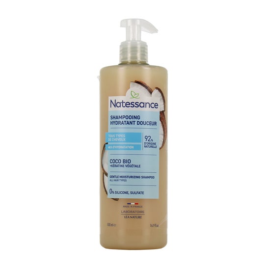 Natessance Champú Hidratante Suave Coco Bio 500 ml