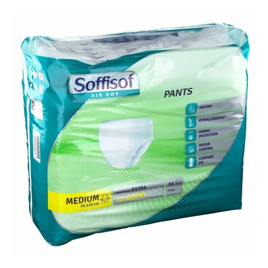 Soffisof Air Dry Pants Pañal Talla Extra M 14uds