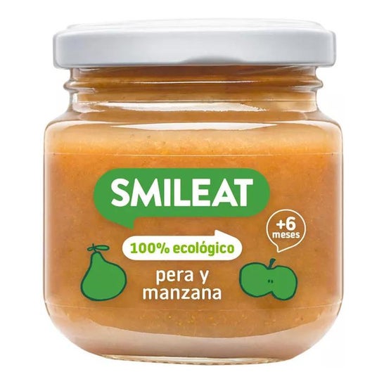Smileat Mela Pera Tarrito 100% biologico 130g
