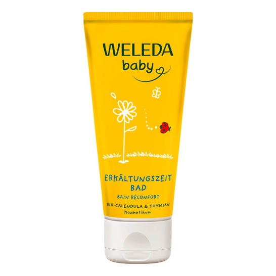 Weleda Baby Baño Resfriado Caléndula Tomillo 75 ml
