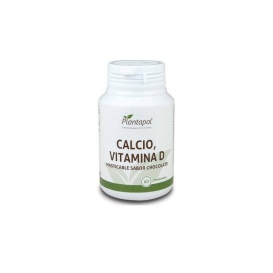 Plantapol Calcium, Vitamin D Chewable Chocolate Flavour 60 Compr