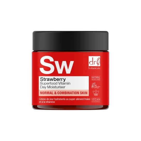 Dr. Botanicals Truskawkowa witamina C krem nawilżający na dzień 60ml