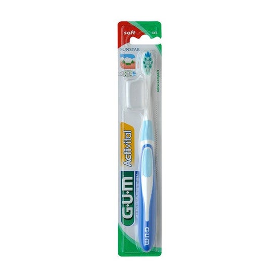 Gum Activital Ultra Compact Zachte Tandenborstel 585 1 eenheid