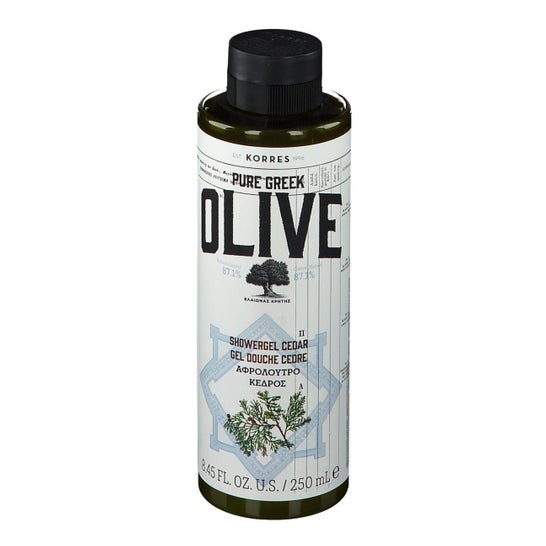 Korres Pure Greek Olive Shower Gel Cedar 250ml