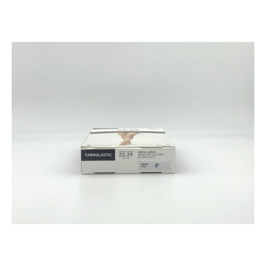 Farmalastic Media Larga Blonda (A-F) Comp Normal Negra T-M 1 Par