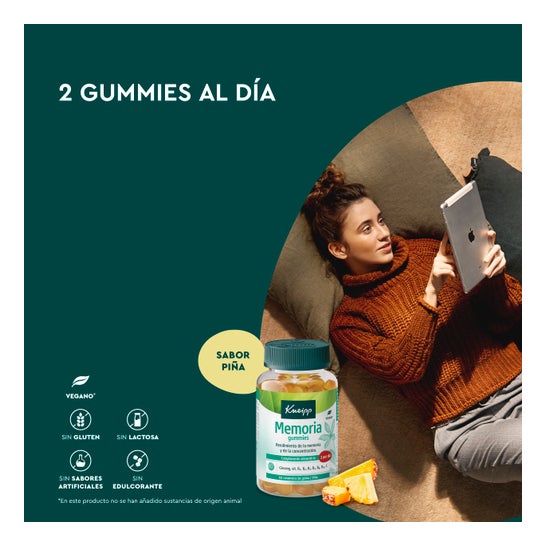 Kneipp Gummies Memoria 60uds