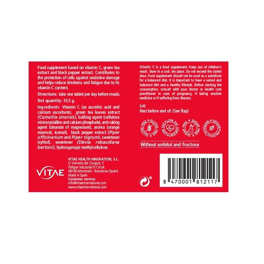 Vitae Vitamin C 30comp Vitae Vitamin C 30comp