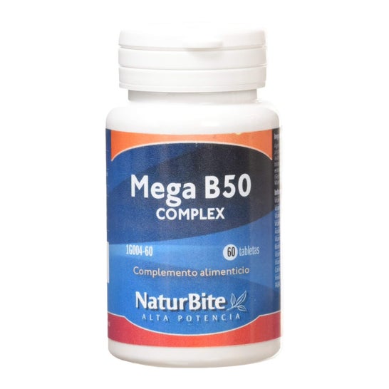 NaturBite Mega B50 Complex 60 tabletas